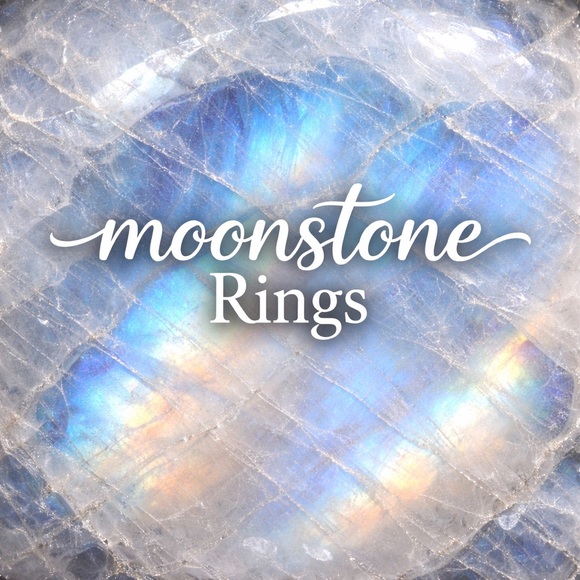 Sizes 6-9 ~Moonstone Rings - Picture 1 of 6